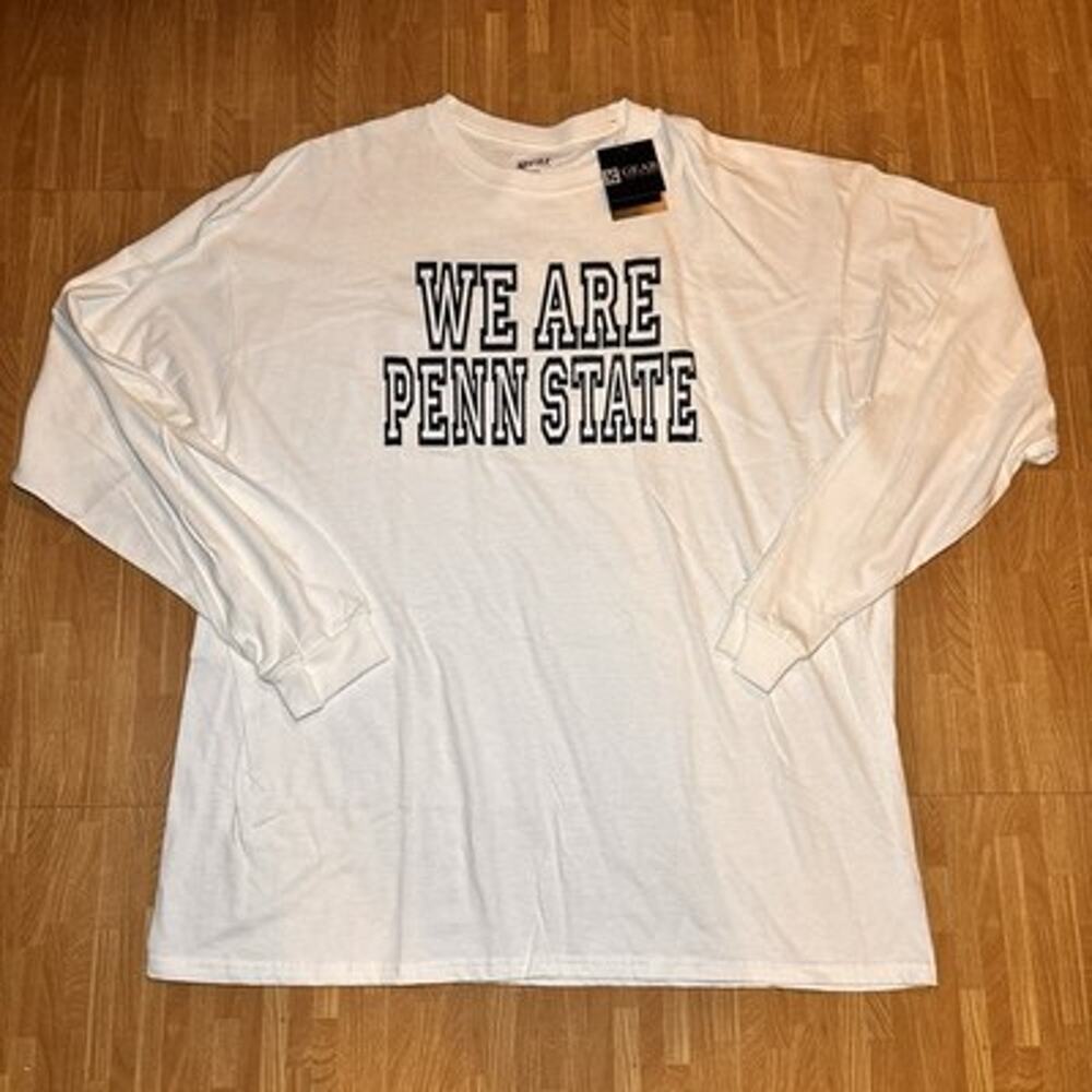 Penn State Nittany Lions Gear For Sports Long Sleeve Shirt Men’s 3XL NWT White
